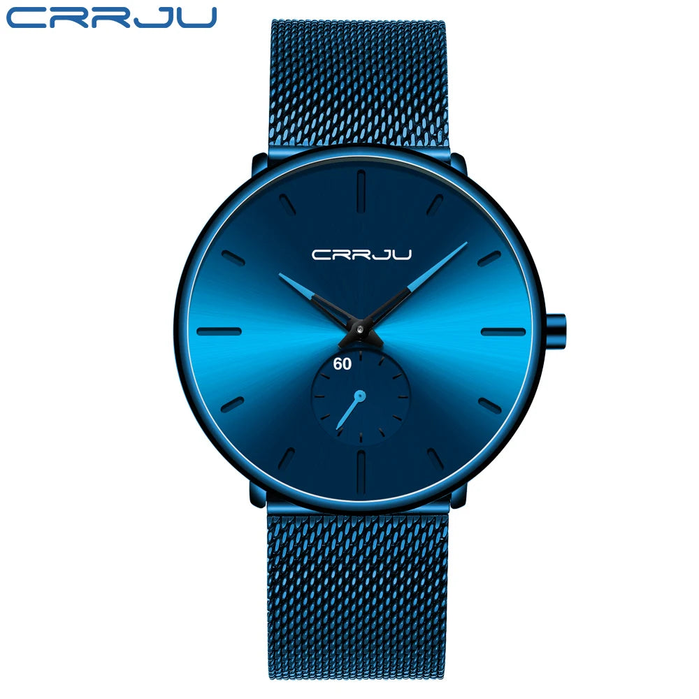 2150 Men's Stainless Steel Blue Quartz Watch