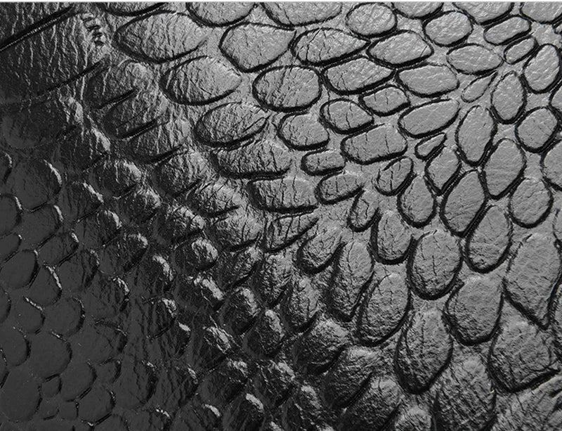 Crocodile Embossed PU Leather Tote Bag