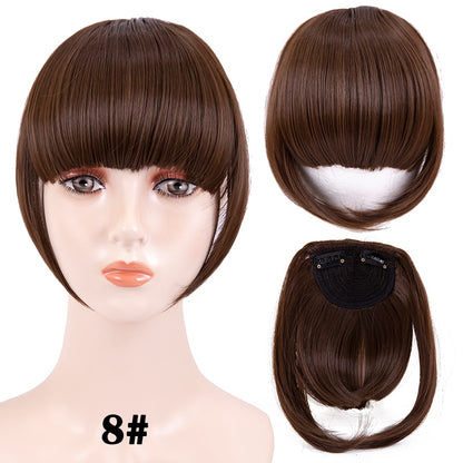 Leeons Short Synthetic Bangs Heat Resistant Hairpieces