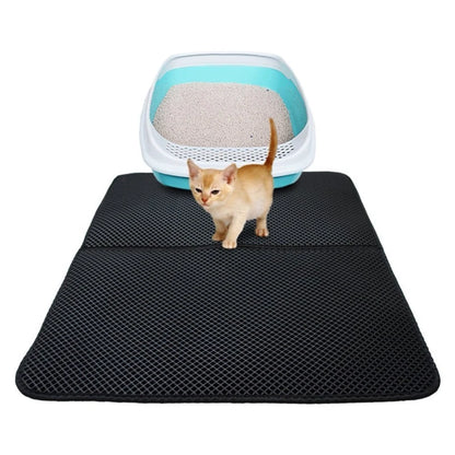 Double-Layer Cat Litter Mat