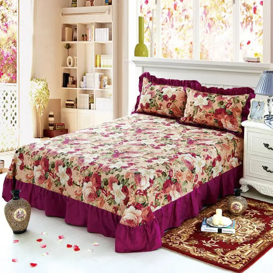 100% Pure Cotton  Large Bedsheet Queen King Size