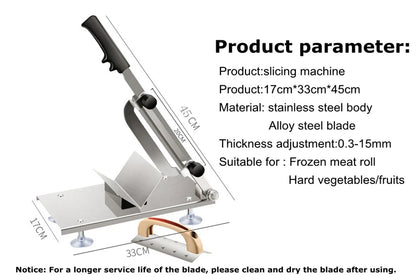 Commercial Household Manual Meat Slicer