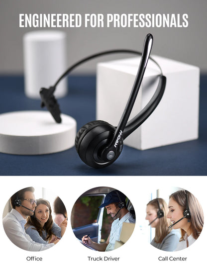 Mpow Pro Wireless Bluetooth Headset with Microphone