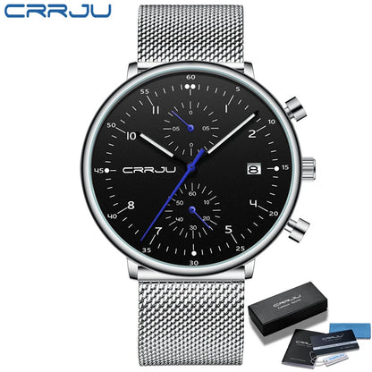 2278 Men's Stainless Steel Quartz Chronograph Watch