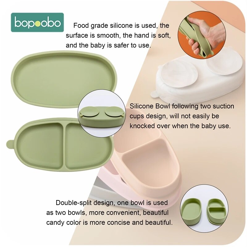 Bopoobo BPA Free Baby Silicone Bowl