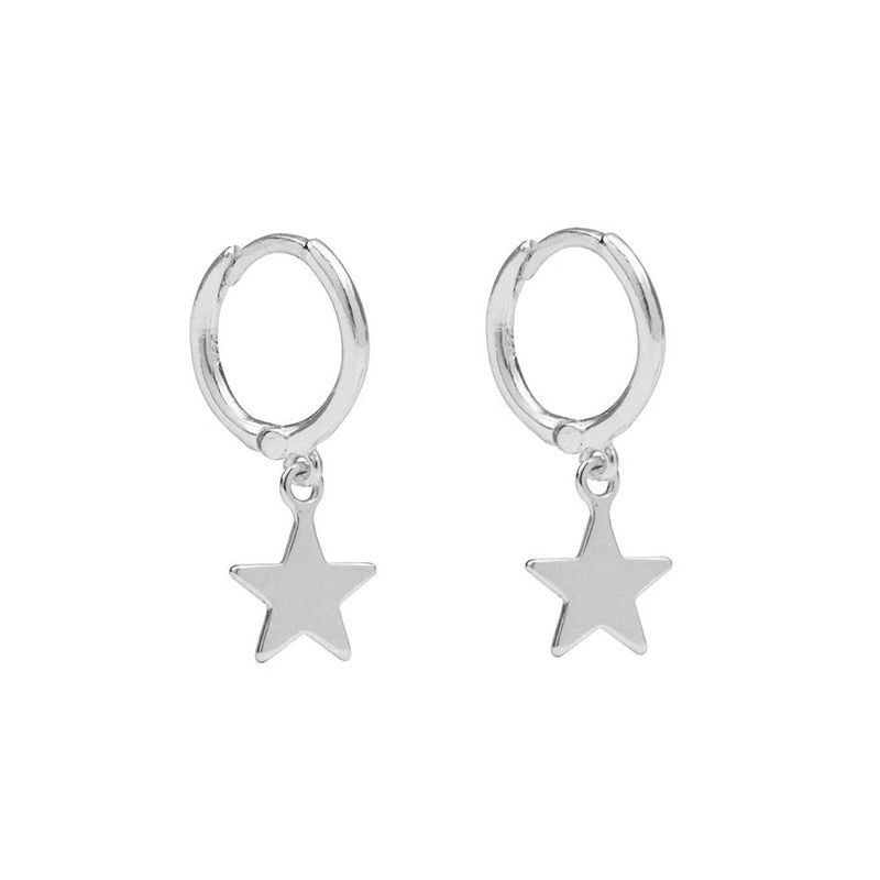 Earrings small cross for women