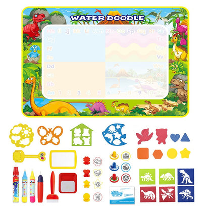 educational game drawing mat dinosaur