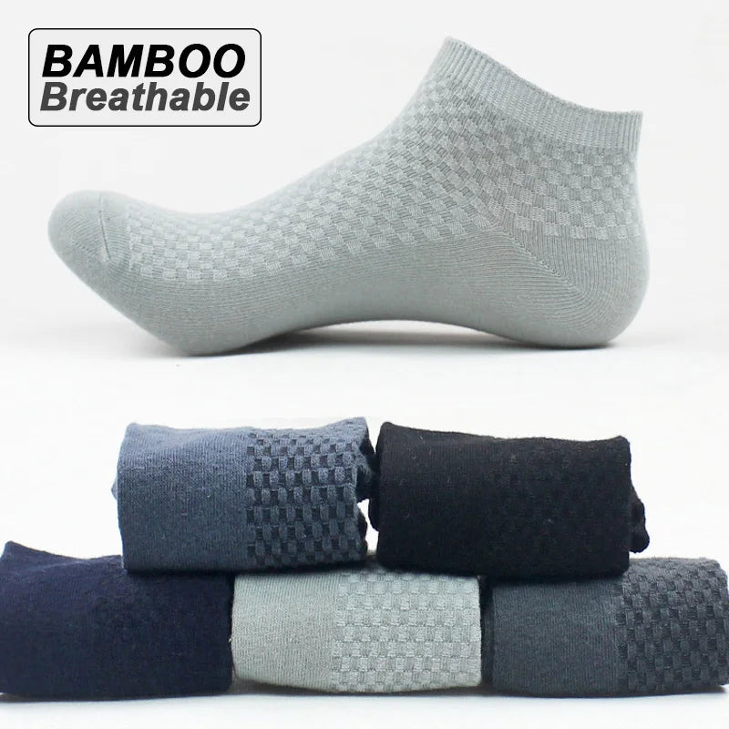 Men’s Bamboo Fiber Socks 5 Pairs