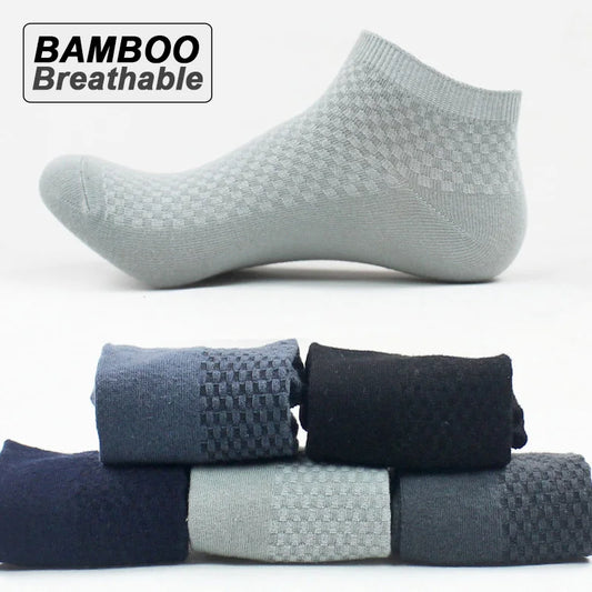 Men’s Bamboo Fiber Socks 5 Pairs
