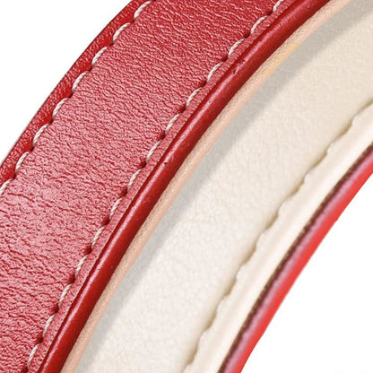 Genuine Leather Padded Dog Collar