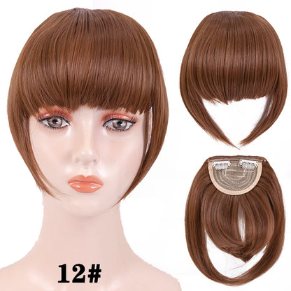 Leeons Short Synthetic Bangs Heat Resistant Hairpieces