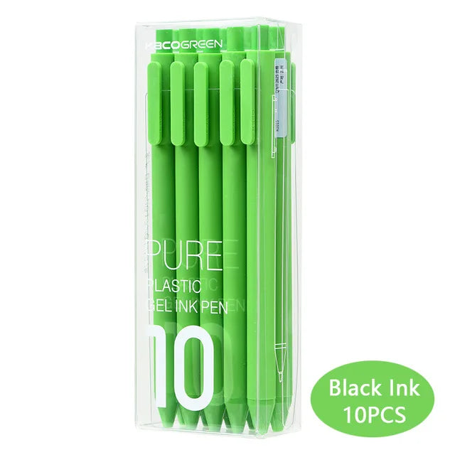 Kaco 10pcs 0.5mm Gel Pen Set