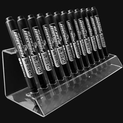 Acrylic Transparent Pen Holder Display Stand
