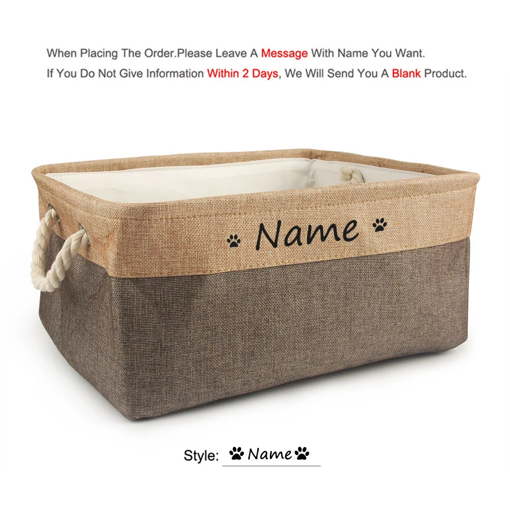 Custom Pet Storage Basket