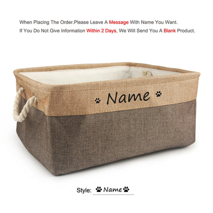 Custom Pet Storage Basket