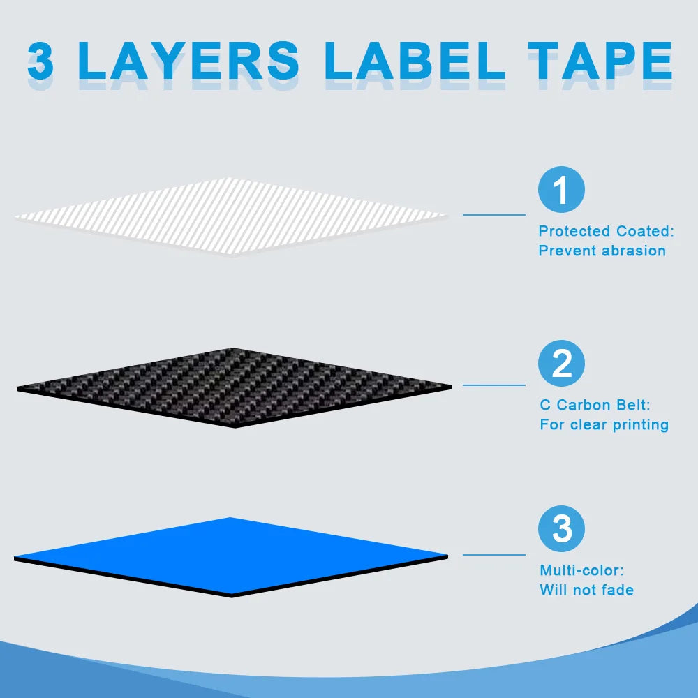 Compatible Label Tape for Casio Label Makers