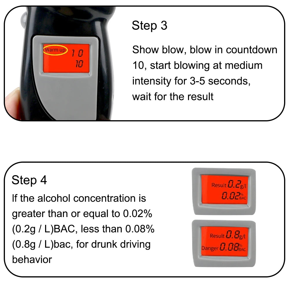 Digital Breath Alcohol Tester
