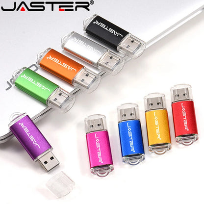 Portable USB 2.0 Memory Stick with Key Ring – Multiple Capacities & Colors