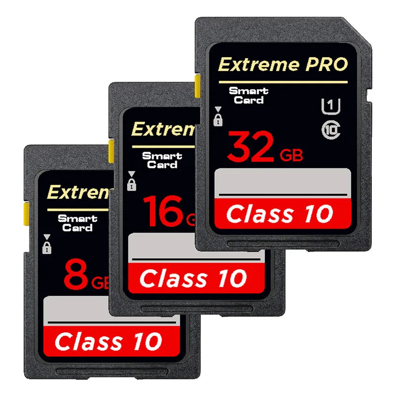 Class 10 UHS-I SDXC Camera Memory Card – A1 V10 Storage Card