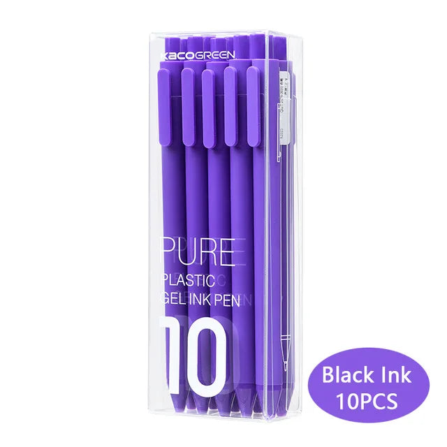Kaco 10pcs 0.5mm Gel Pen Set