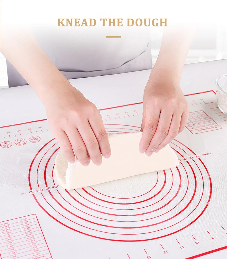 Fiberglass Silicone Baking Mat with Measurement Guide