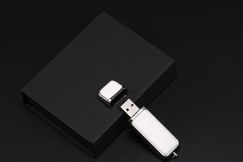 JASTER USB 3.0 Leather Memory Stick with Free Custom Logo & Presentation Box