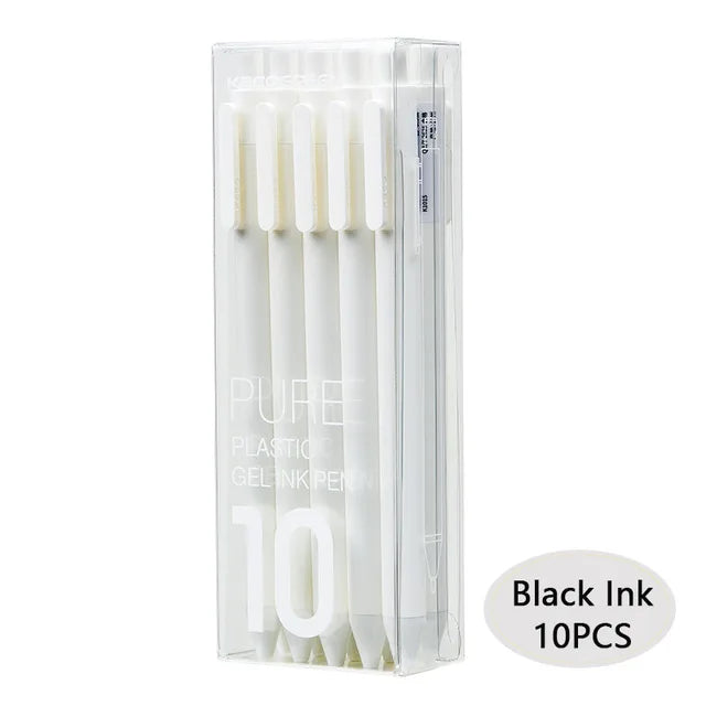 Kaco 10pcs 0.5mm Gel Pen Set