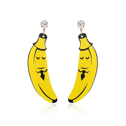 Fruit Vegetables Acrylic Drop Earrings