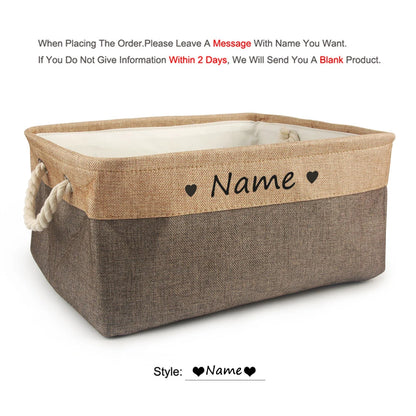 Custom Pet Storage Basket