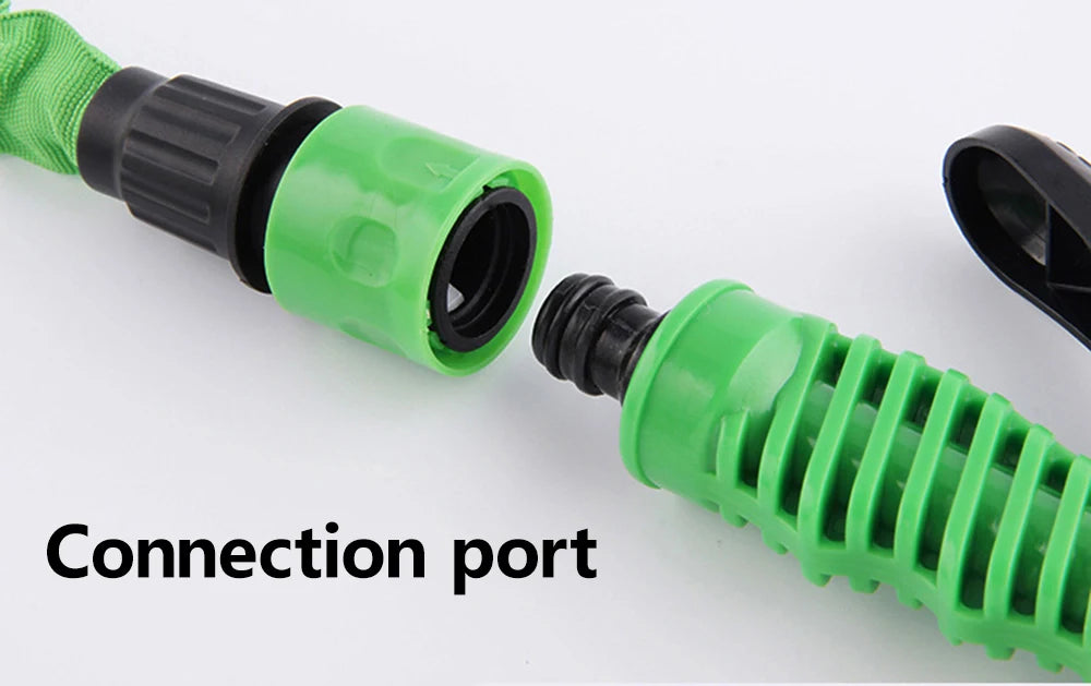 Expandable Garden Hose with Spray Gun