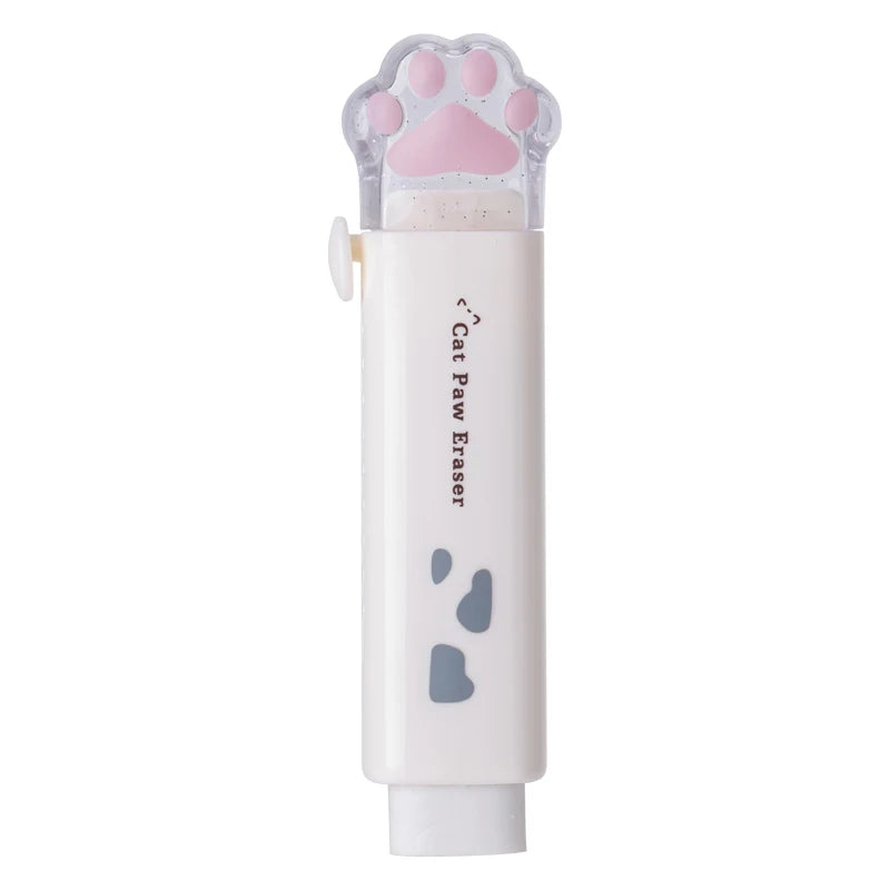 Retractable Cat Claw Pencil Eraser