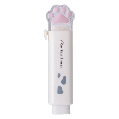 Retractable Cat Claw Pencil Eraser