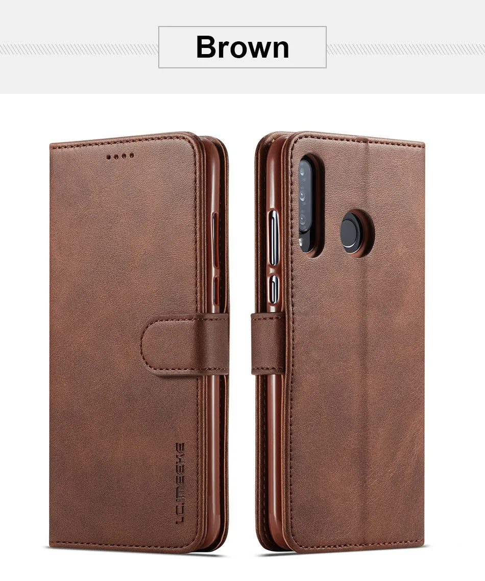 Magnetic Wallet Phone Case for Huawei & Honor