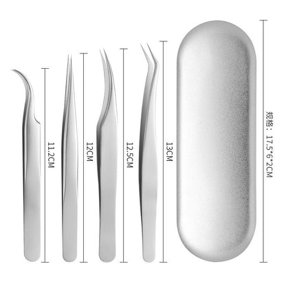 4PCS Lash Tweezers Set False Eyelash Extension