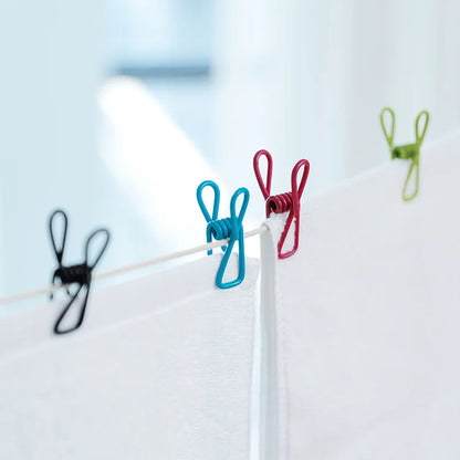 Multipurpose Stainless Steel Clips for Clothes & Storage