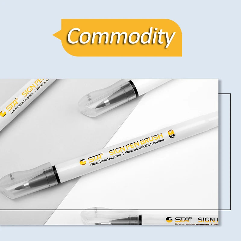 Waterproof Japanese Calligraphy Brush Pen Set