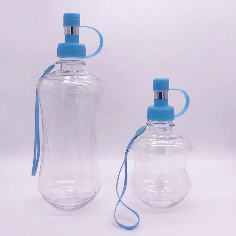 Portable Pet Water Bottle with Built-In Drinking Bowl