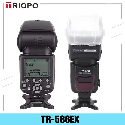 Triopo TR-586EX TTL Wireless Flash Speedlite Photo For Nikon Canon EOS 450D 60D 80D