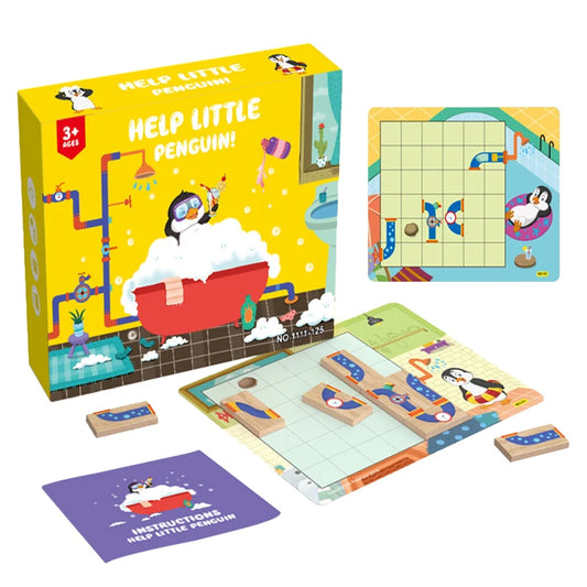 Kid Maze Jigsaw Toy Interaction Board Game