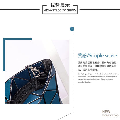 Geometric Chain Crossbody Shoulder Bag