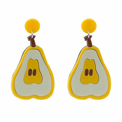 Fruit Vegetables Acrylic Drop Earrings