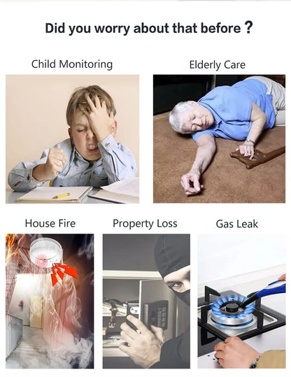 Wireless Security System with Sensors & App Control