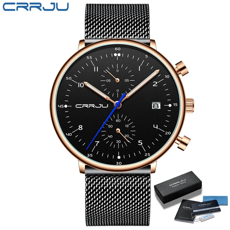 2278 Men's Stainless Steel Quartz Chronograph Watch