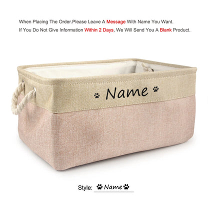 Custom Pet Storage Basket