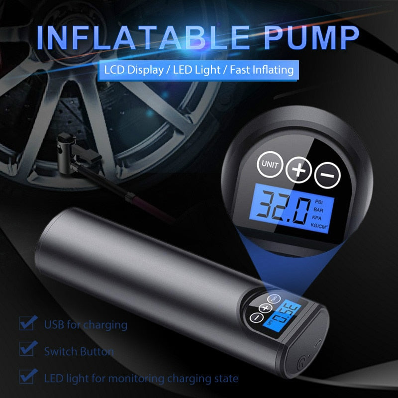 Rechargeable Air Pump  Tire Inflator