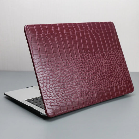 Crocodile PU Leather MacBook Case