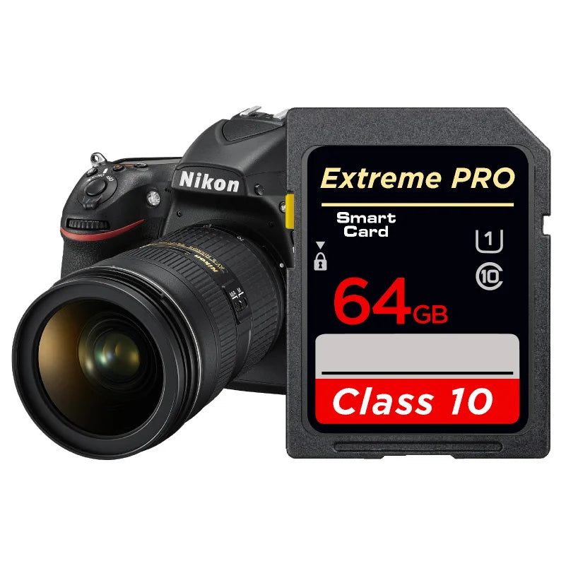 Class 10 UHS-I SDXC Camera Memory Card – A1 V10 Storage Card