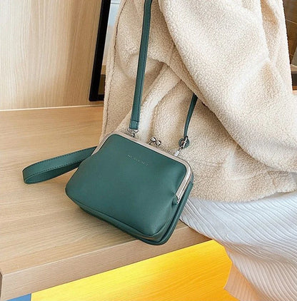 Vintage Leather Crossbody Handbag