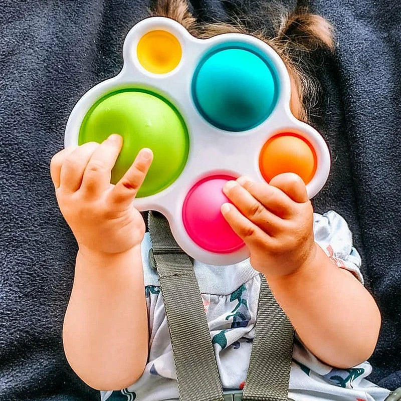 Baby Montessori Exercise Board Rattle Puzzle