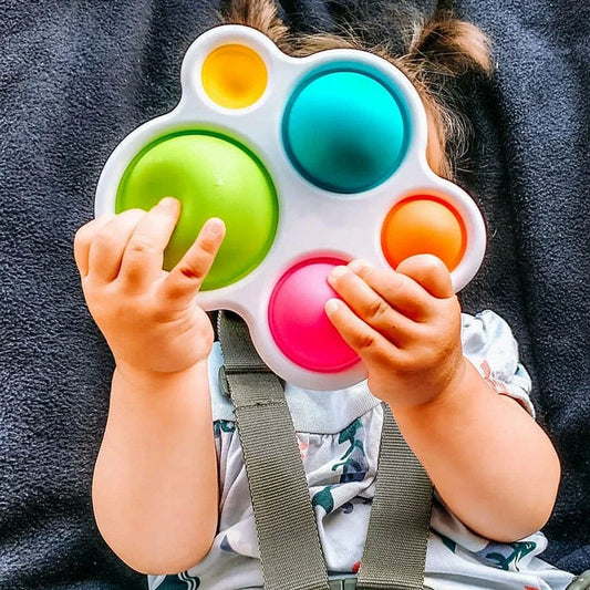 Baby Montessori Exercise Board Rattle Puzzle